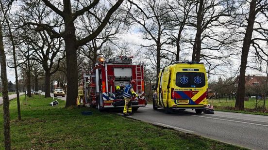Auto over de kop geslagen in Meddo