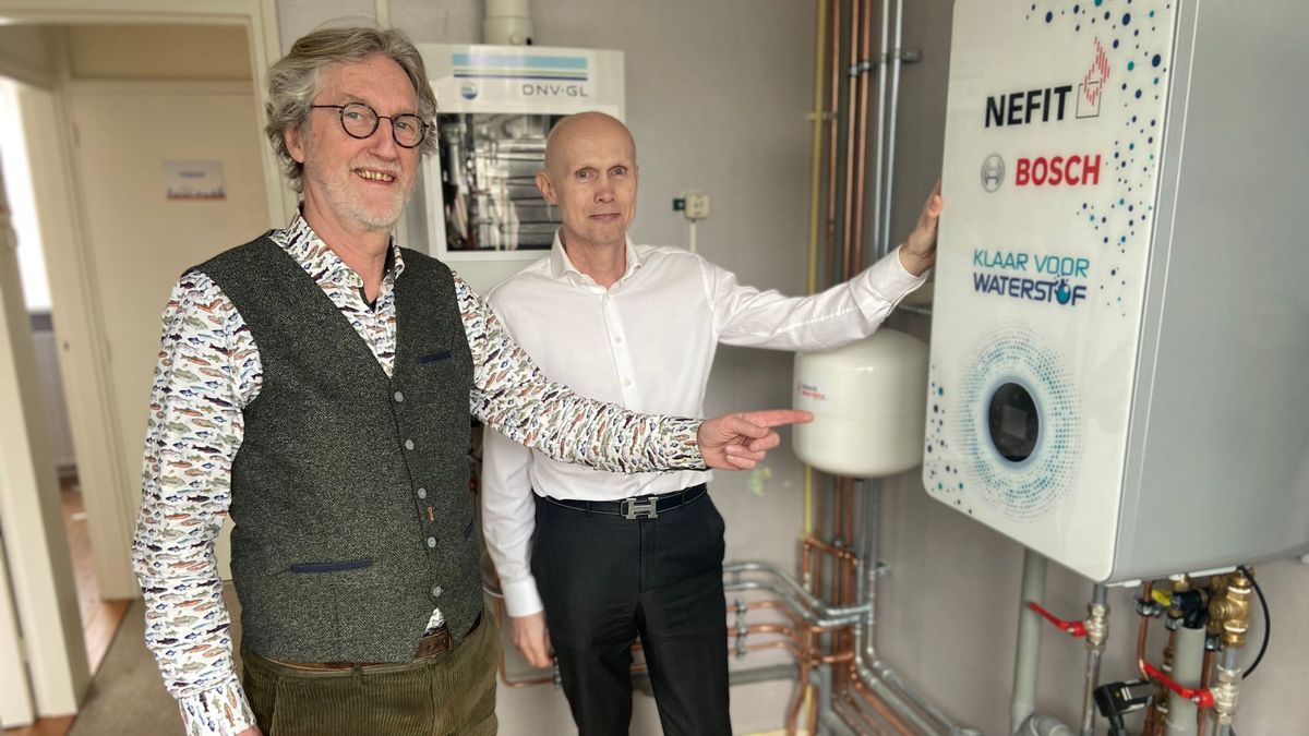 Kun je aardgasvrij wonen? Het eerste rijtjeshuis op waterstof staat in Stad aan ‘t Haringvliet