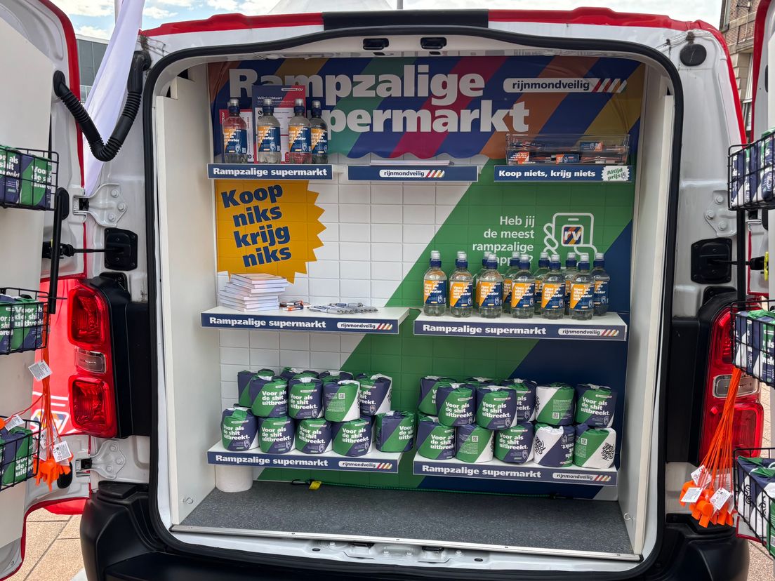 De rampzalige supermarkt, als onderdeel van de bewustwordingscampagne van de Veiligheidsregio Rotterdam-Rijnmond