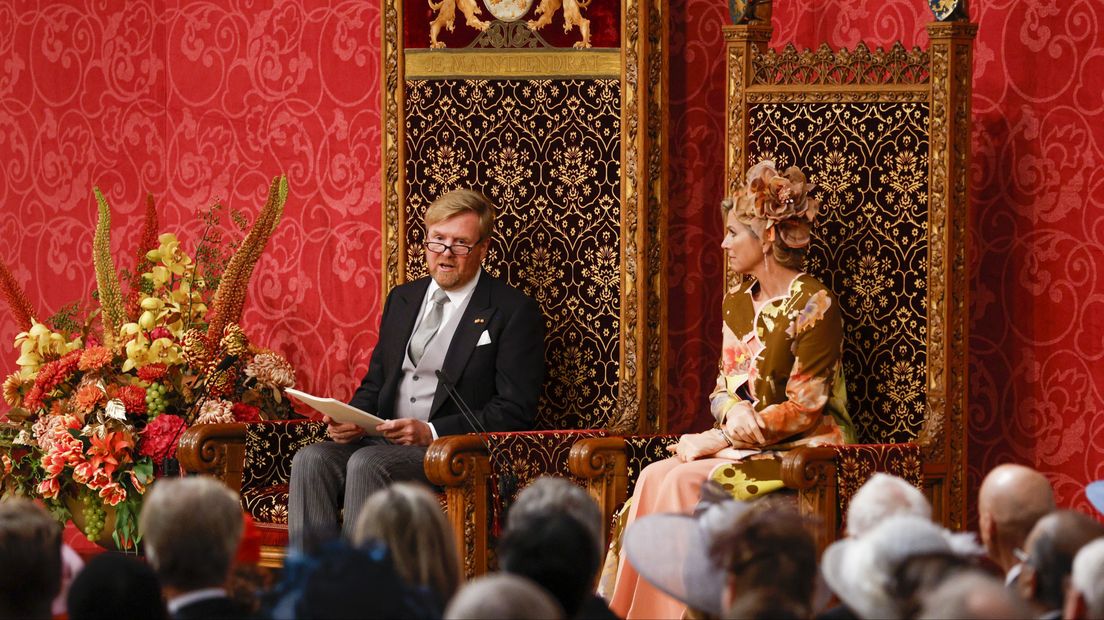 Koning Willem-Alexander leest de Troonrede voor