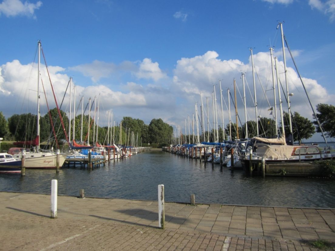 De jachthaven van Watersportvereniging De Hitsert