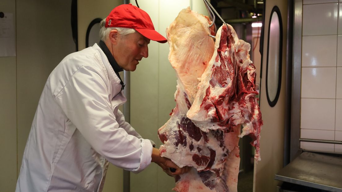 Menno Hoekstra aan het werk