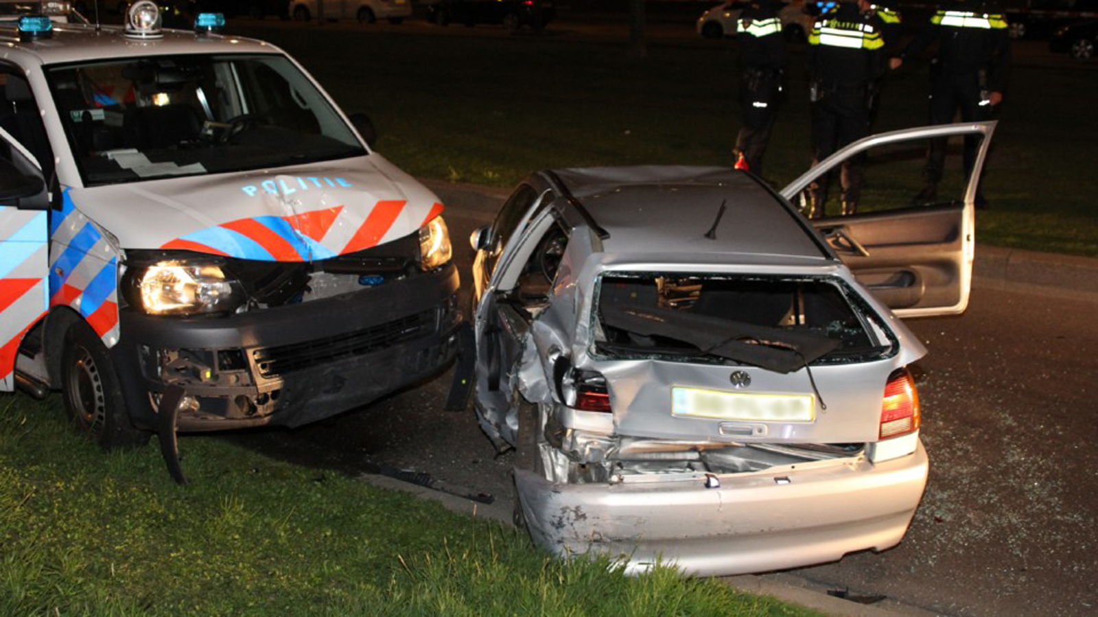 Achtervolging Rotterdam Eindigt In Botsing - Rijnmond