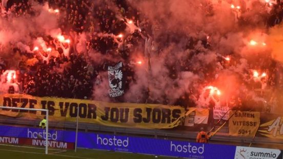 Vitesse krijgt boete na fakkelactie voor zieke Sjors