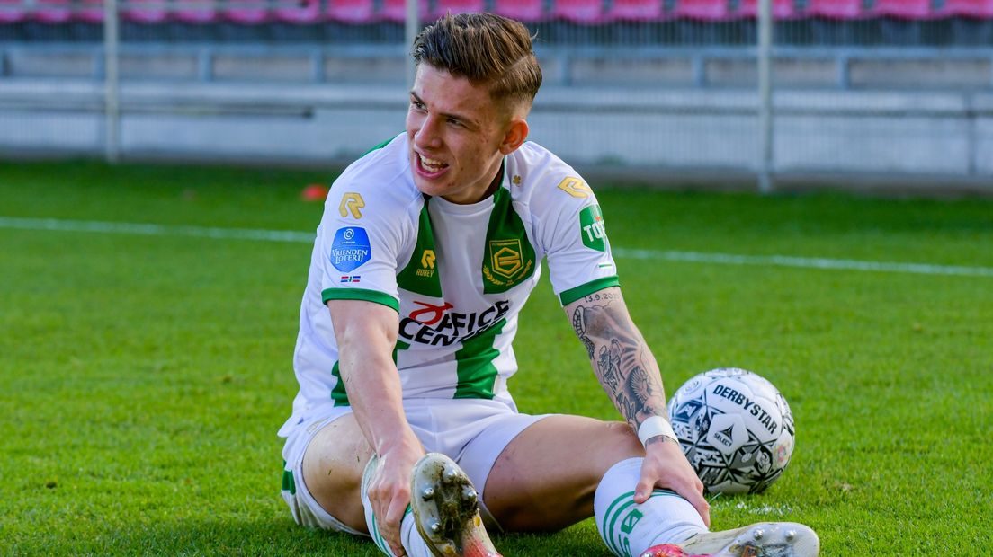 Suslov in het shirt van FC Groningen