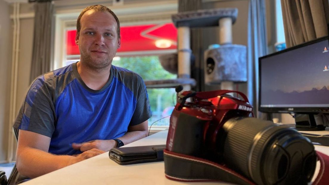 Persfotograaf Timothy kan inmiddels weer een klein beetje lachen.