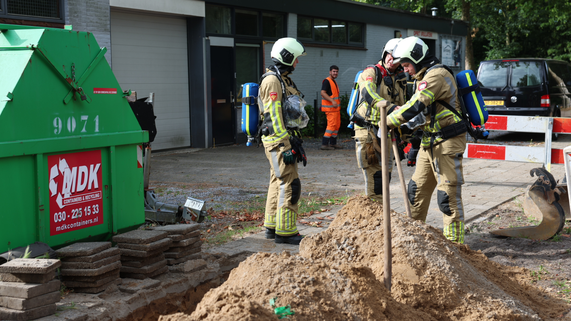 Brandweer aanwezig voor gaslekkage in Zeist