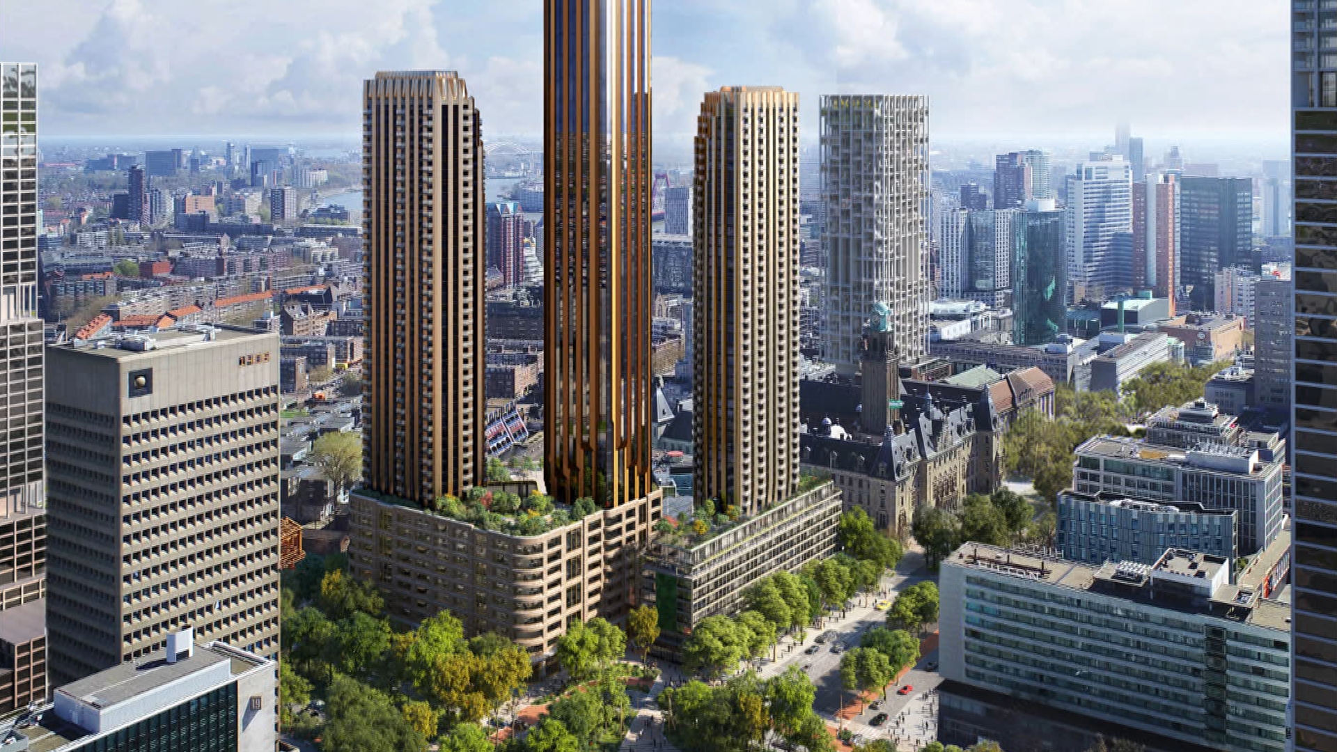Zo hoog moet de nieuwste wolkenkrabber van Rotterdam worden (en in 2028