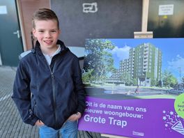 Matthias (9) bedenkt naam voor Hoogeveense flat: 'Nu kan ik het mijn vriendjes vertellen'