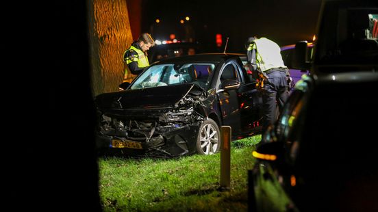 Forse aanrijding op provinciale weg Renswoude. Forse aanrijding op provinciale weg Renswoude.