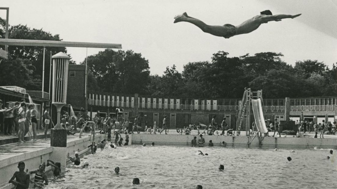Openluchtzwembad Zuiderpark in 1967