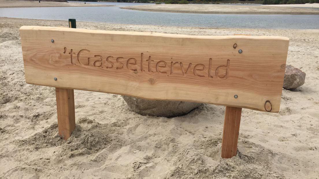 De nieuwe zwemplas 't Gasselterveld (Rechten: Ronald Oostingh/RTV Drenthe)
