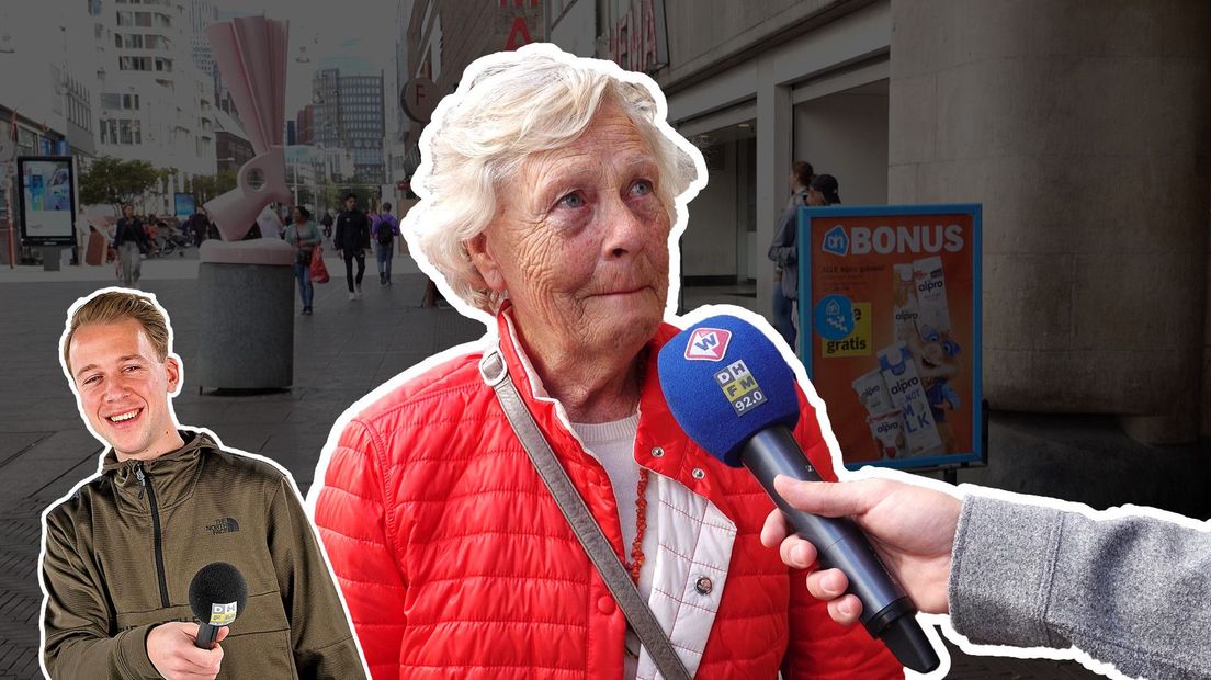 Straatvraag over de enorme inflatie en de gevolgen daarvan