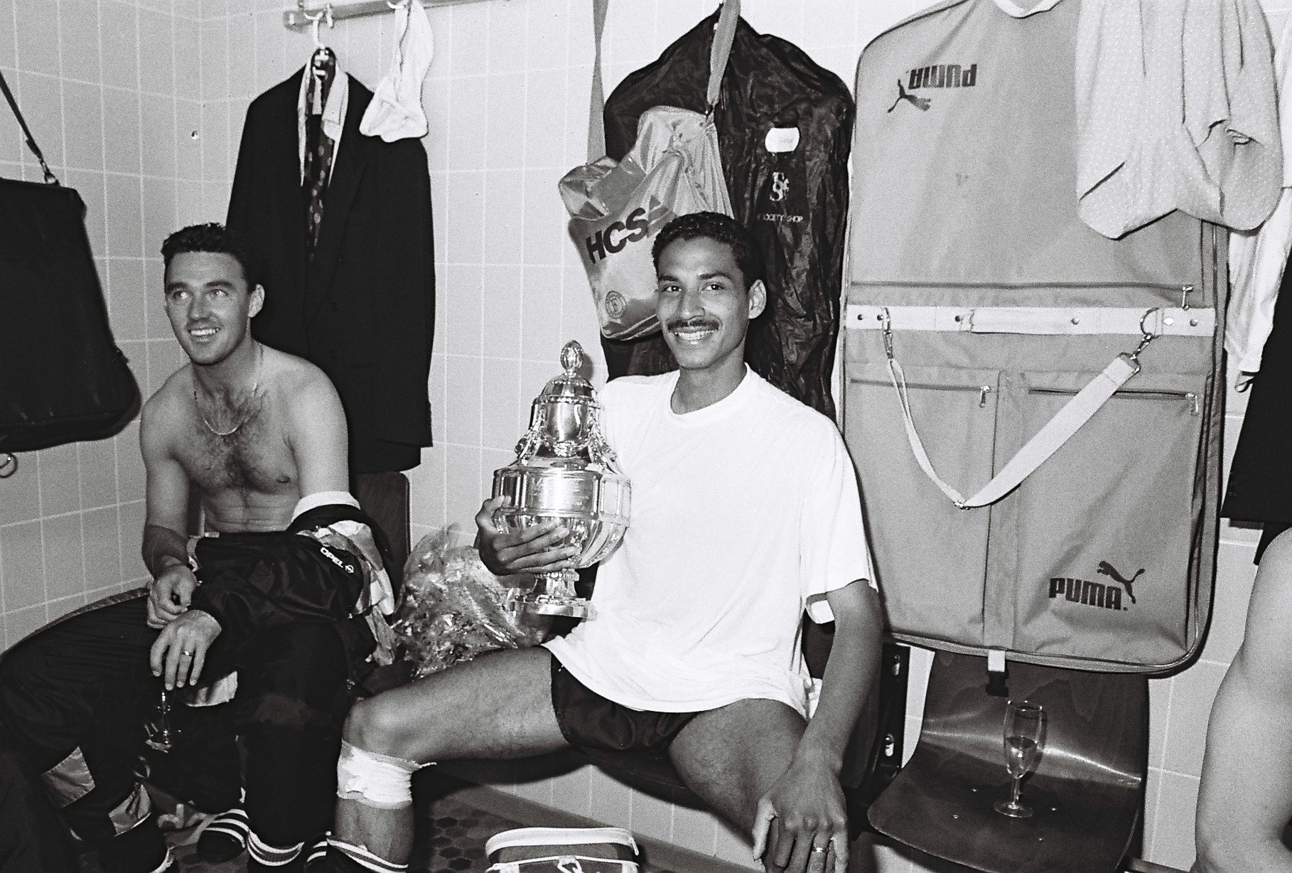 Henk Fraser met de KNVB Beker