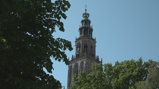 In beeld: Joost Klein's Europapa vanaf de Martinitoren