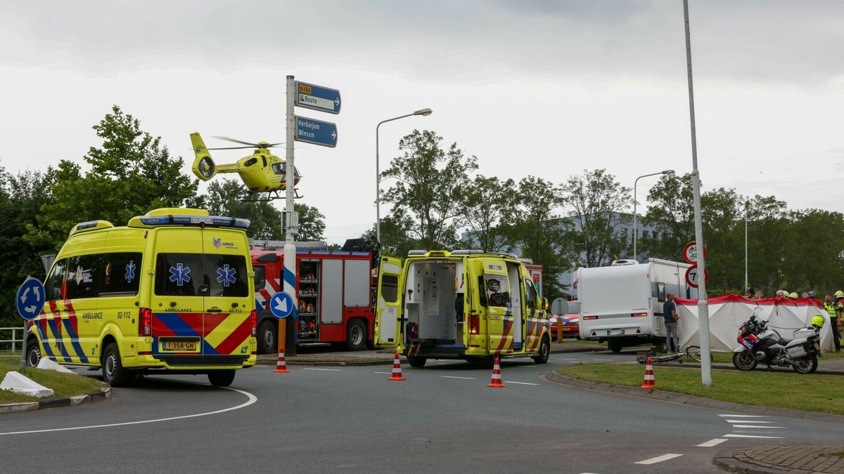 Man ernstig gewond na aanrijding in Franeker