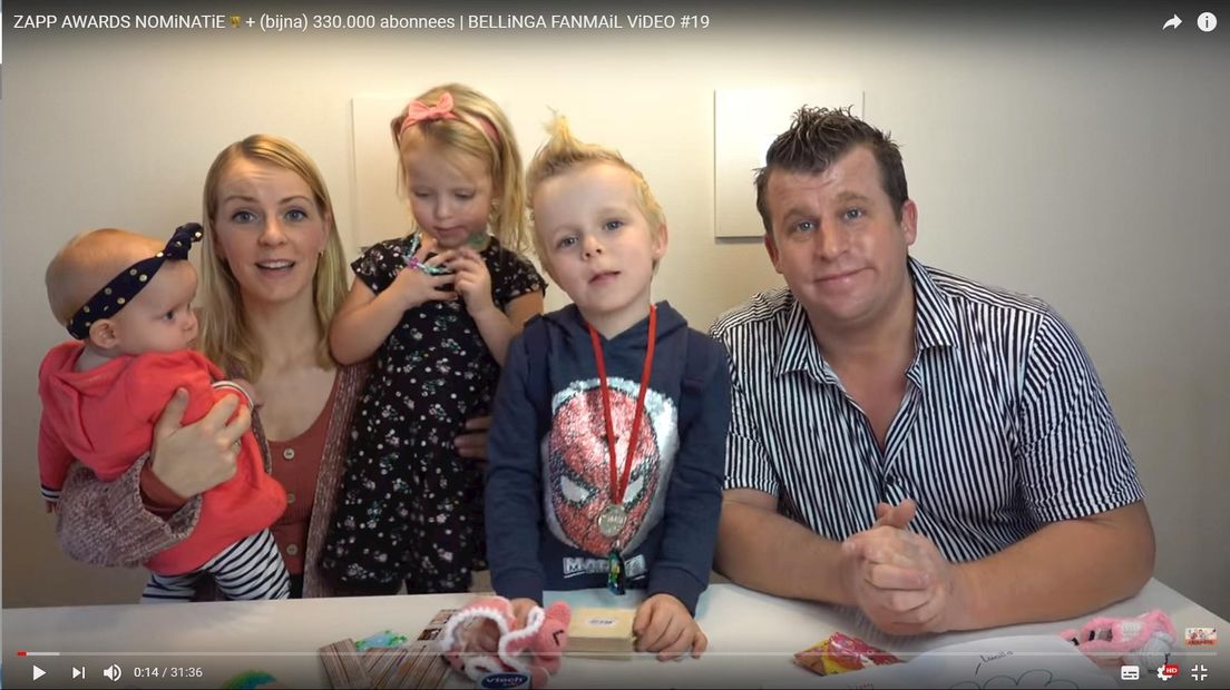 De vlog van familie Bellinga o.a. over de Zapp nominatie