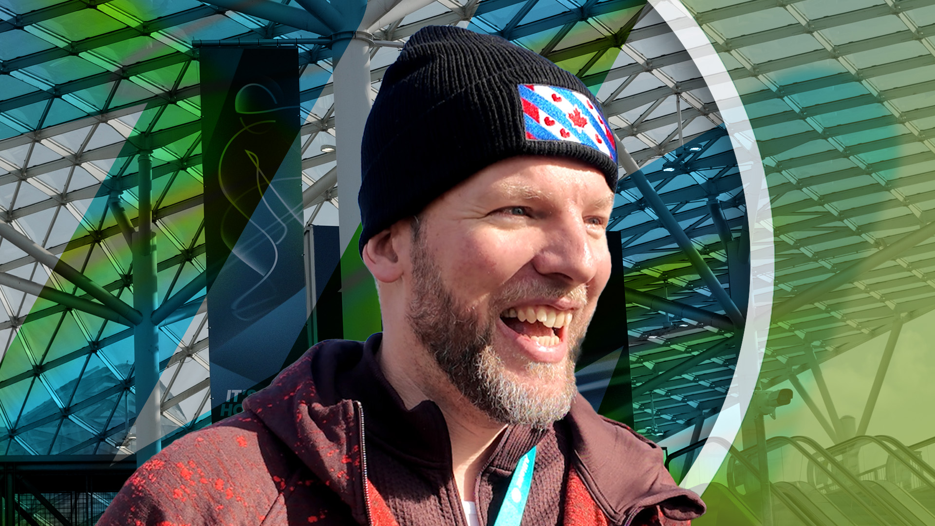 Bûnscoach Remmelt Eldering brûkt muzyk fan De Hûnekop om riders Kanada oan te fiterjen