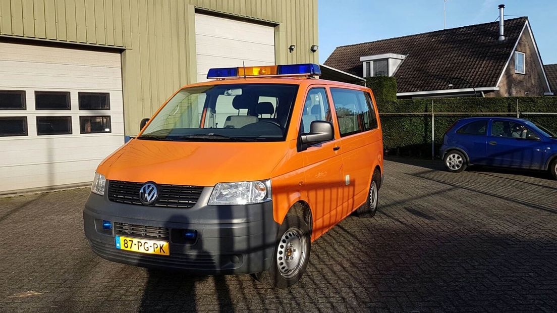 De stickers moeten er nog op, maar binnenkort neemt de Reddingsbrigade deze auto in gebruik