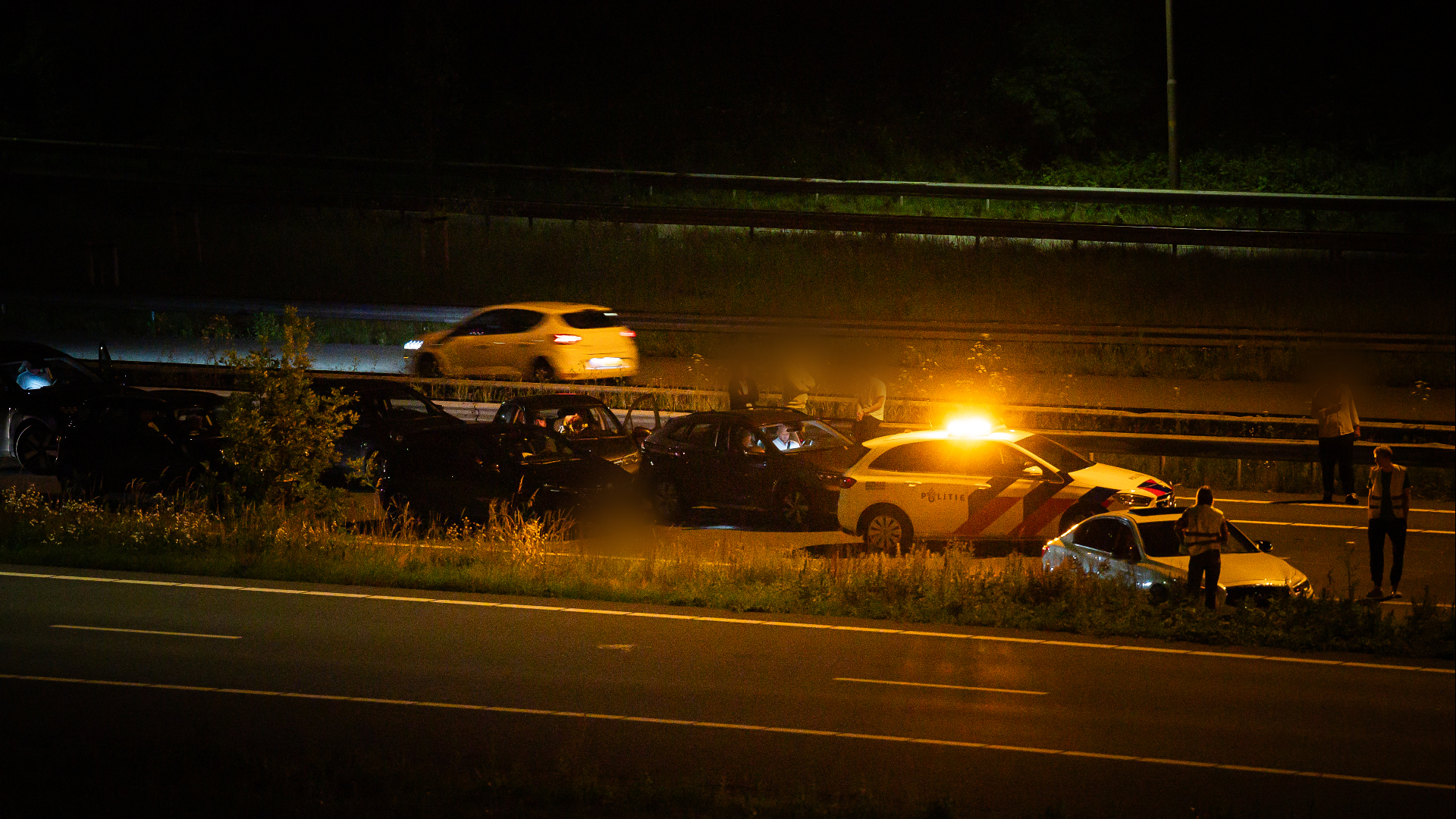 Bij het ongeval waren ten minste vier auto's betrokken