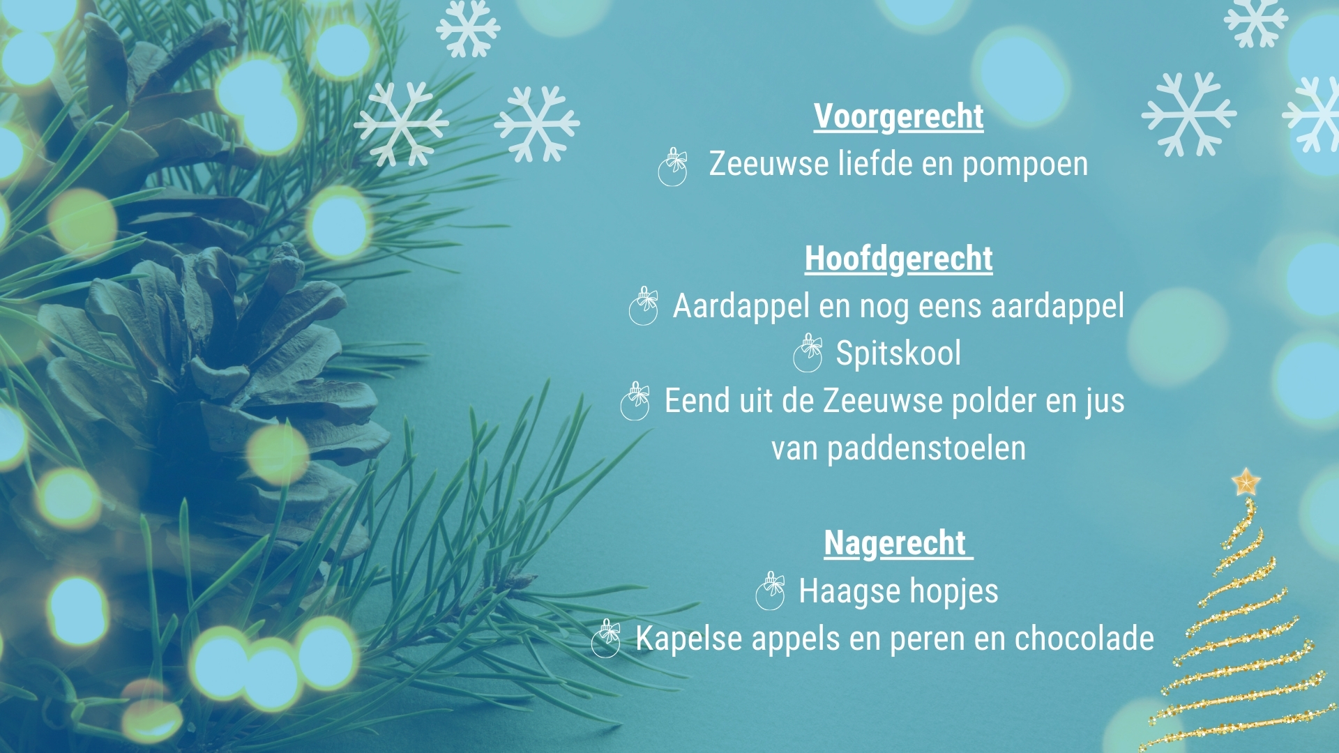 Zo zet je een Zeeuws kerstdiner op tafel Omroep Zeeland