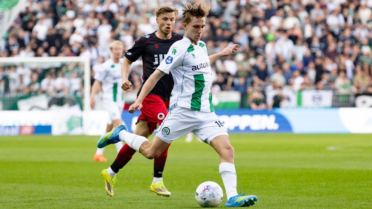 FC Groningen en Excelsior in balans bij de rust: 1-1
