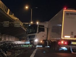 Flinke vertraging op A28 bij Utrecht Science Park na geschaarde vrachtwagen