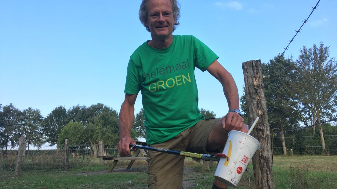 De gemeente Berkelland moet volgend jaar de schoonste gemeente van ons land zijn. Dat is het doel van de gepensioneerd dierenarts Jaap de Boer uit Geesteren, die daarvoor de app HelemaalGroen lanceerde.