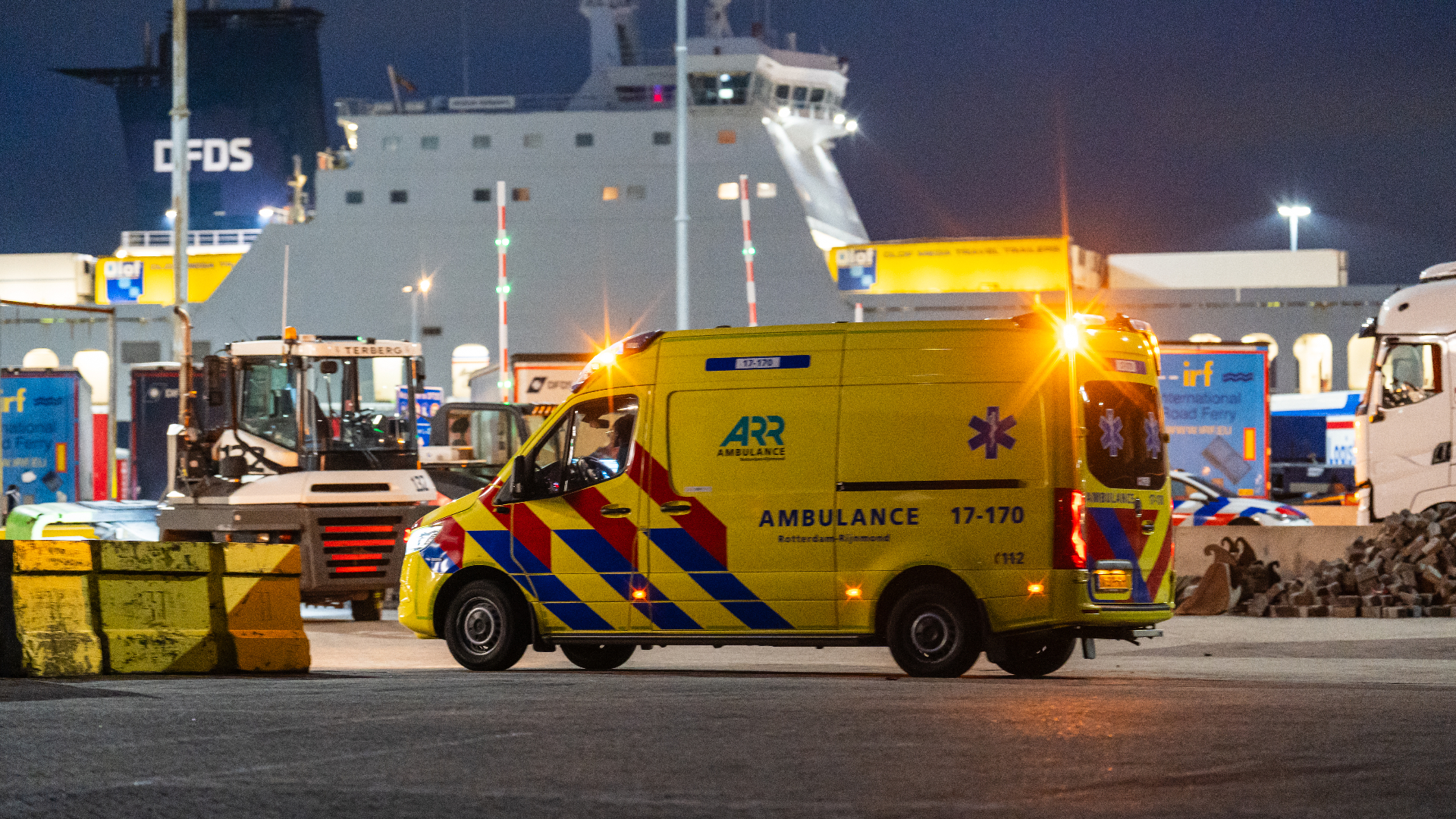 Verstekingen gevonden op terrein van DFDS.