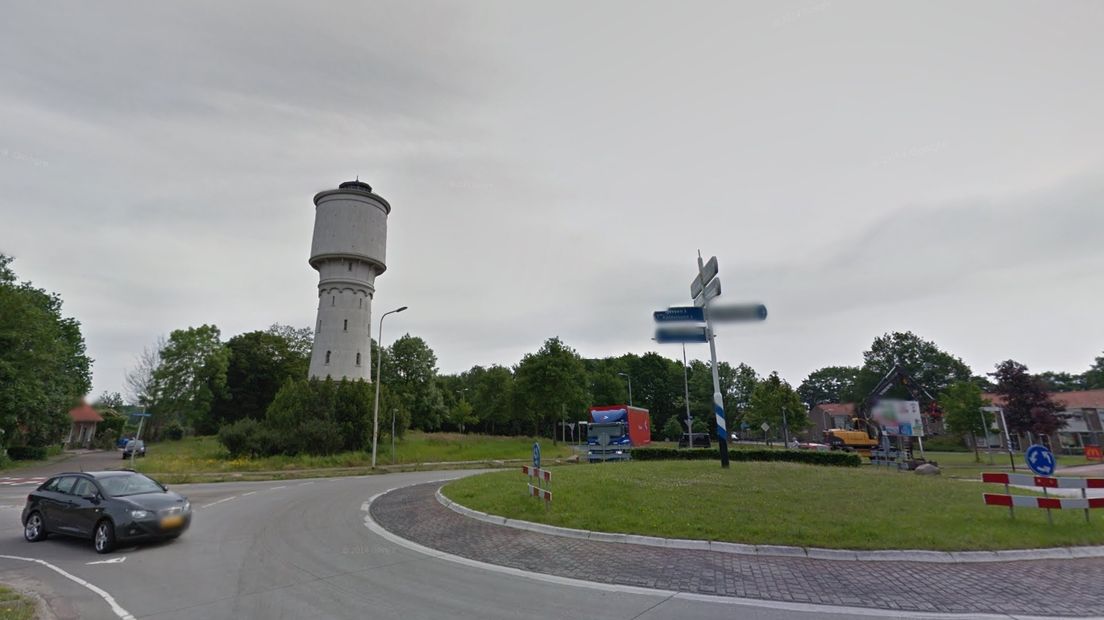 De watertoren in Meppel (Rechten: Google Streetview)