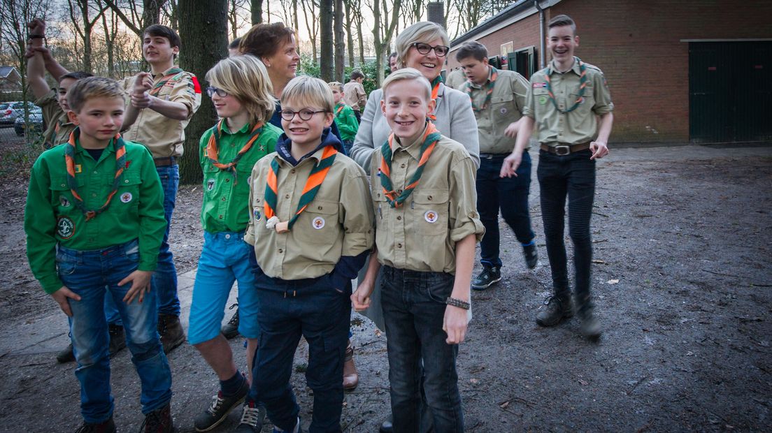 De scoutinggroep wil graag de grond rond het terrein kopen (Rechten: Lammert Aling / Johannes Post Groep)