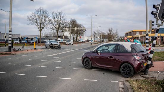 Ravage na botsing op kruising