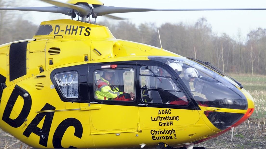 Traumahelikopter is ingezet in Enschede