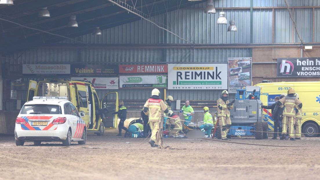 Twee personen raakten gewond door de val