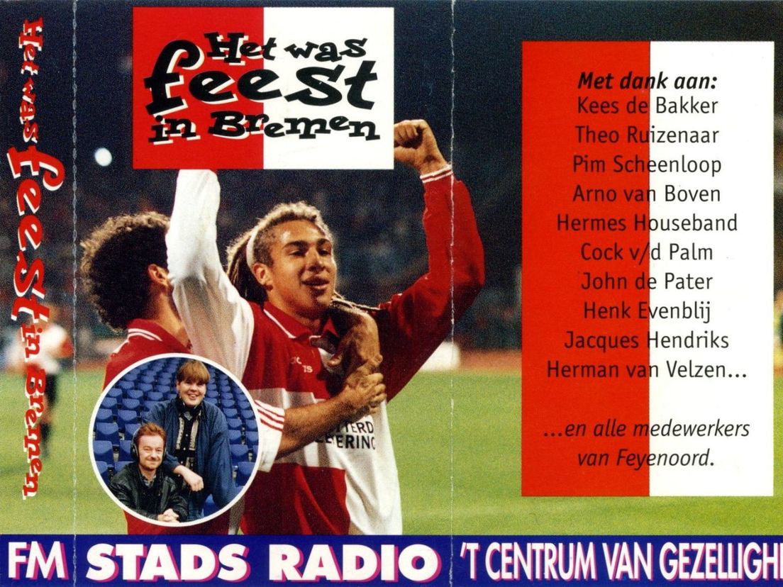 Cassette uitgebracht door Stads Radio Rotterdam naar aanleiding van de gewonnen uitwedstrijd van Feyenoord tegen Werder Bremen in 1994.