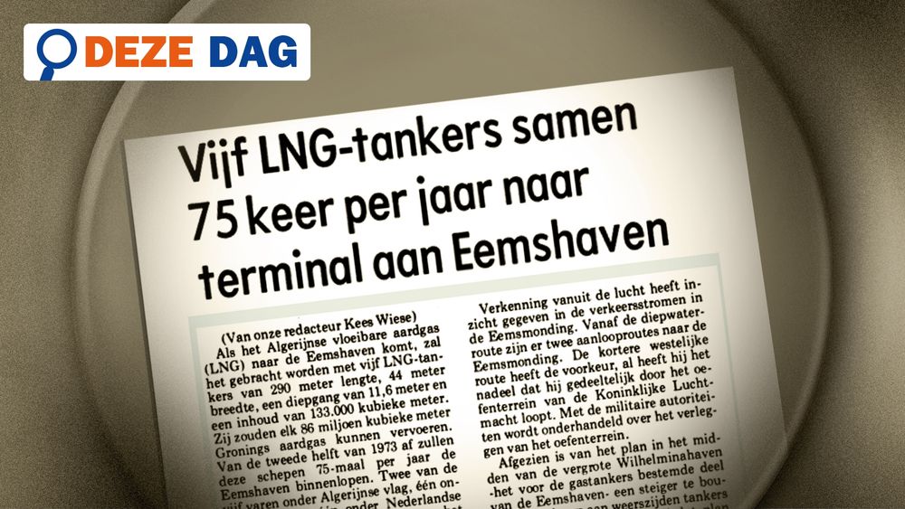 Na 45 jaar wachten heeft Eemshaven binnen zes maanden een LNG-terminal