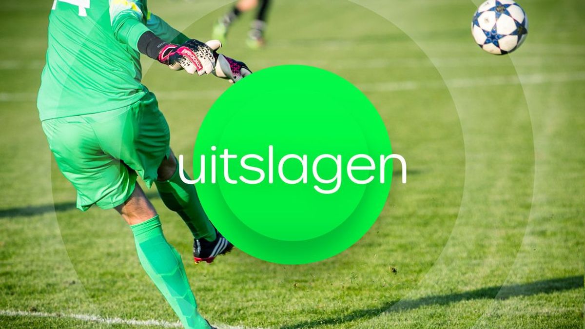 Uitslagen amateurvoetbal zondag 26 april