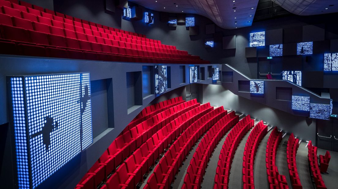 De theaterzaal van De Klinker in Winschoten