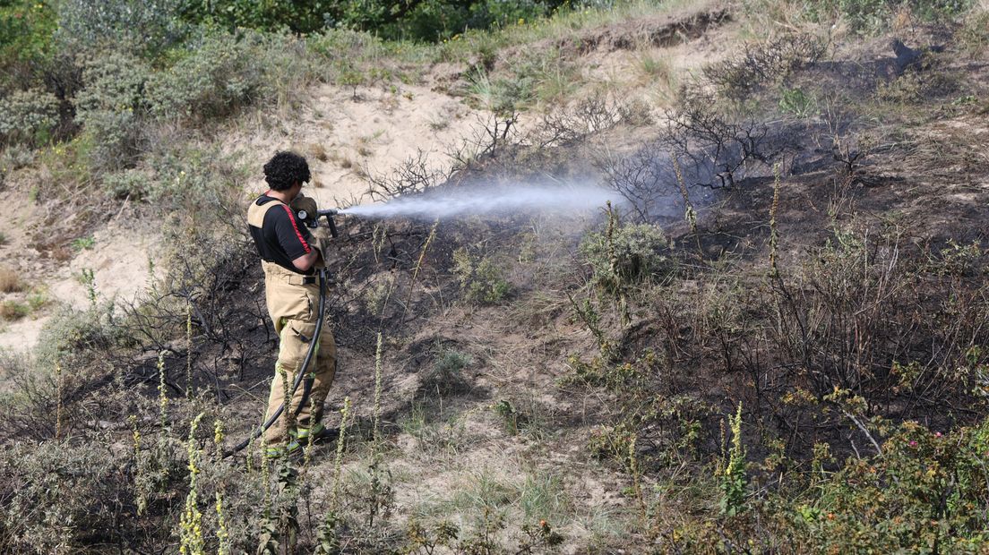De brand werd snel geblust