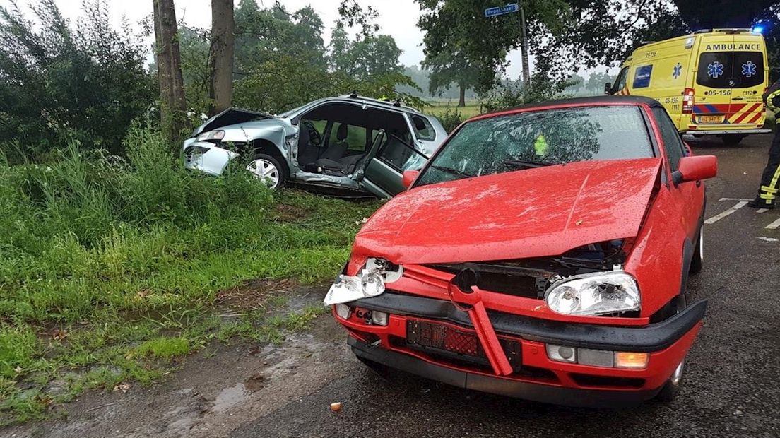 Zware crash in Bornerbroek