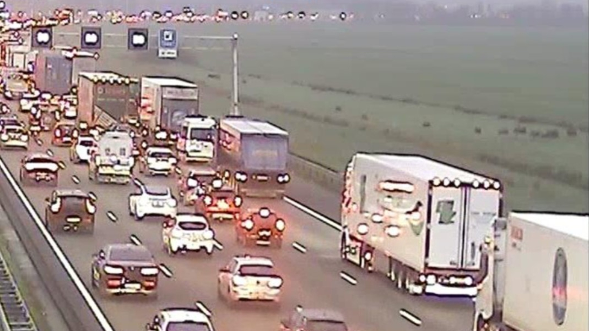 File door ongeluk A12 bij De Meern verdwenen.