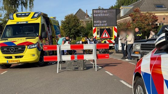Foto: Wielrenner gewond na aanrijding met motor