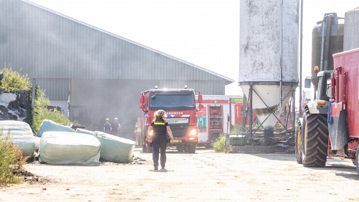 Brand op boerenbedrijf in Elsloo