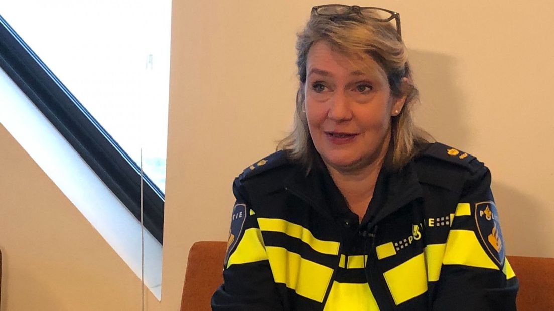 Martine Dijkstra, commandant jaarwisseling politie Eenheid Den Haag