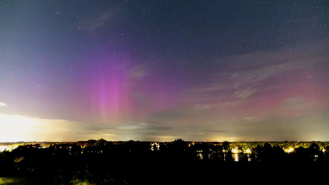 Het noorderlicht in Hengelo