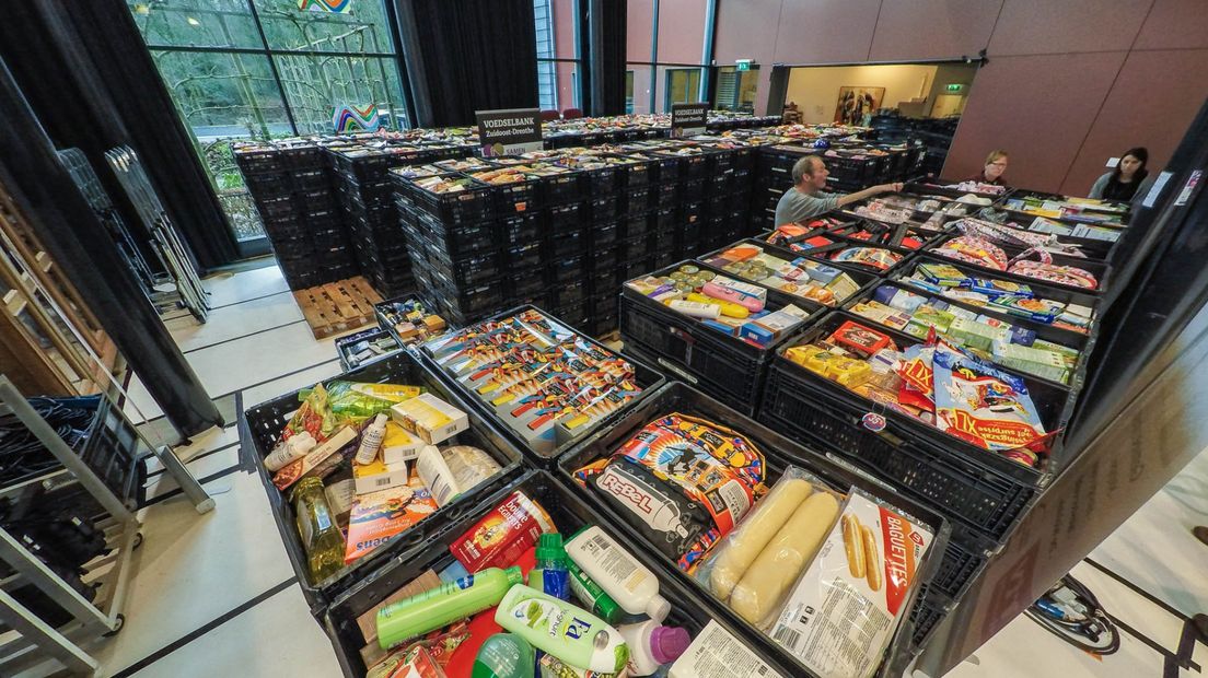 De voedselbanken in Drenthe moeten de voorraaden aanspreken (Rechten: archief RTV Drenthe)