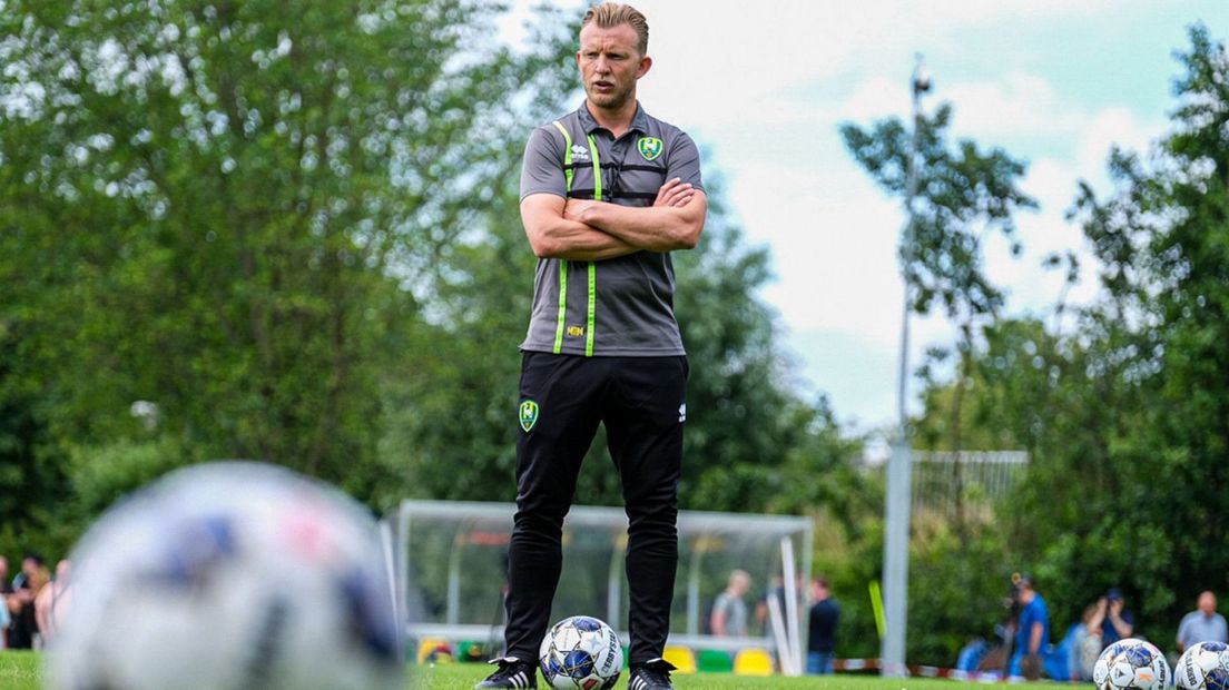 Dirk Kuijt op de eerste training