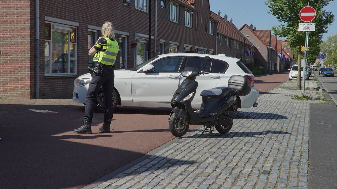 Scooterrijder gewond in Deventer