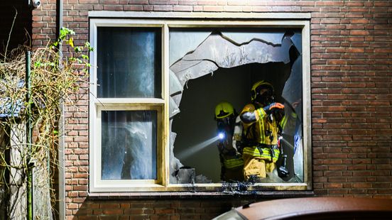 Verdachte voortvluchtig na explosie Home