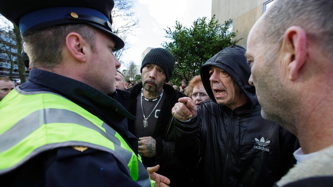 Politieoptreden bij demonstratie